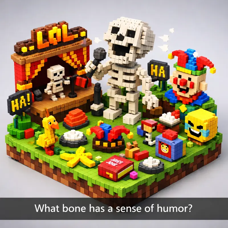 Fun Bone Riddles What bone has a sense of humor? — Riddle with Answer | DoRiddles