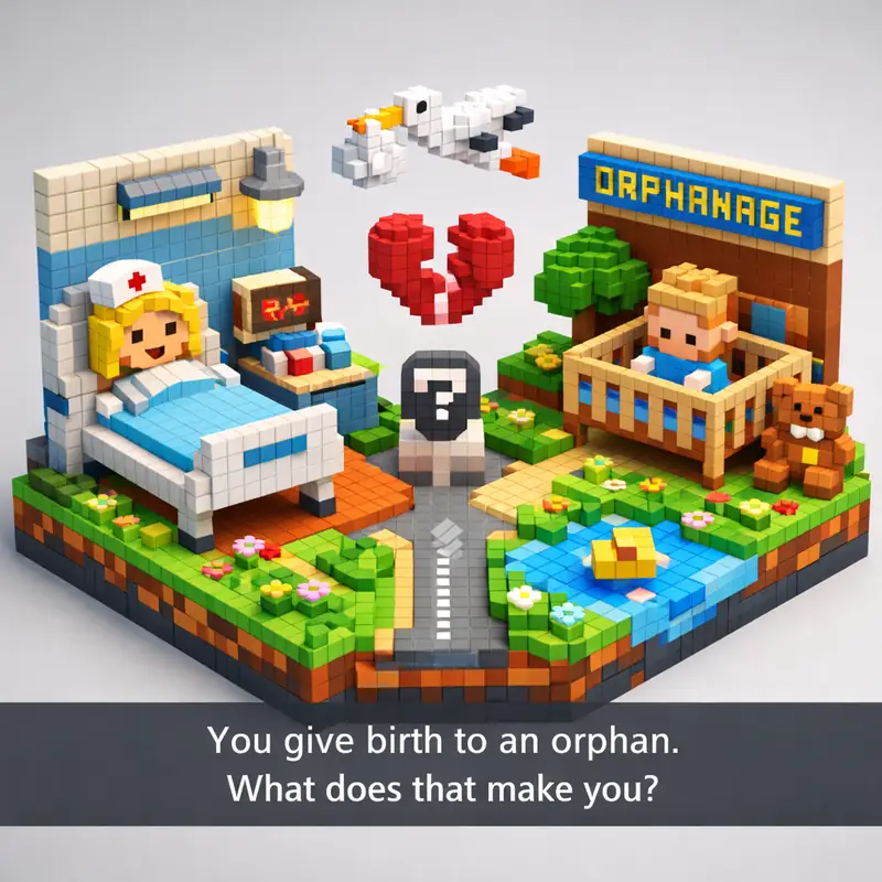 Riddler's Orphan Riddle You give birth to an orphan. What does that make you? β Riddle with ...