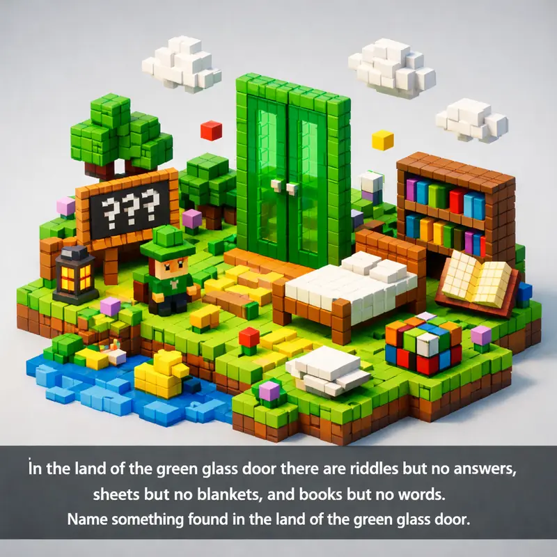 Green Diamond Riddle In the land of the green glass door there are riddles b — Riddle with ...