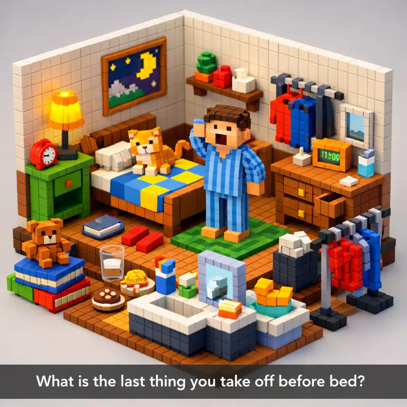 Bed Riddled What is the last thing you take off before bed? — Riddle with Answer ...