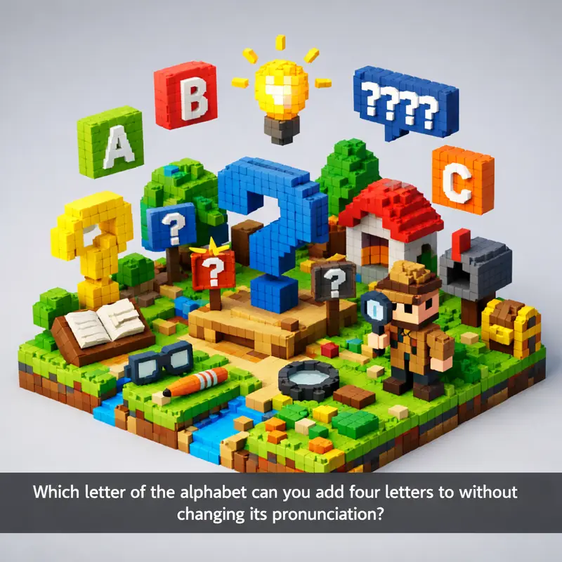 Which letter of the alphabet can you add four letters t — Riddle with ...