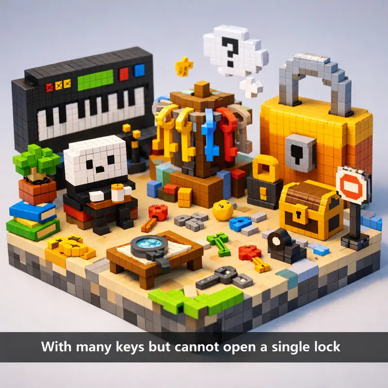 With many keys but cannot open a single lock — Riddle with Answer ...