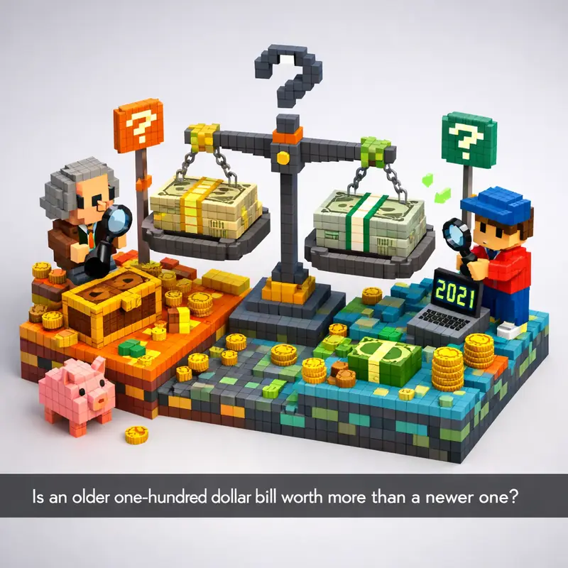 Is an older one-hundred dollar bill worth more than a n — Riddle with ...